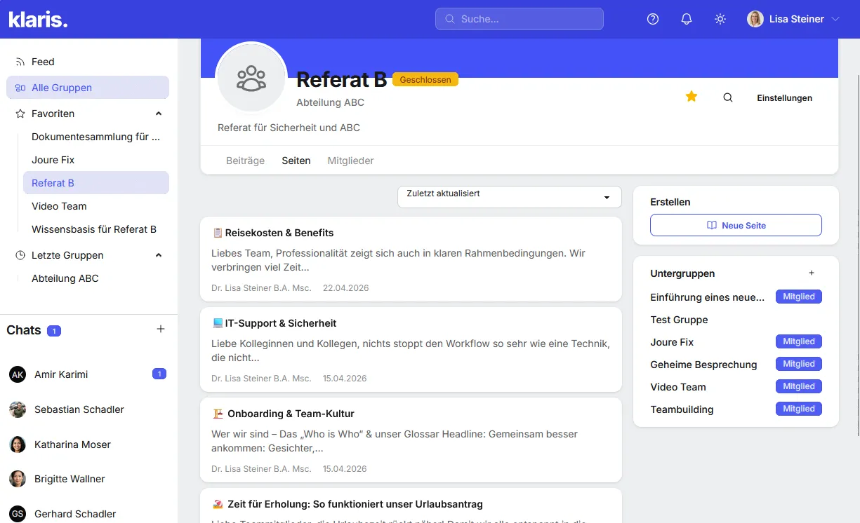 Projektverwaltung